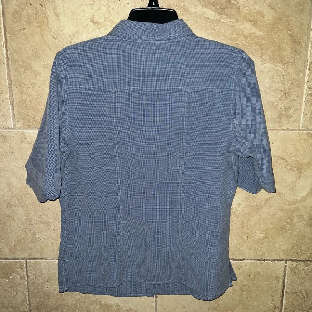 Arizona Jeans Co blue button top - Picture 2 of 3